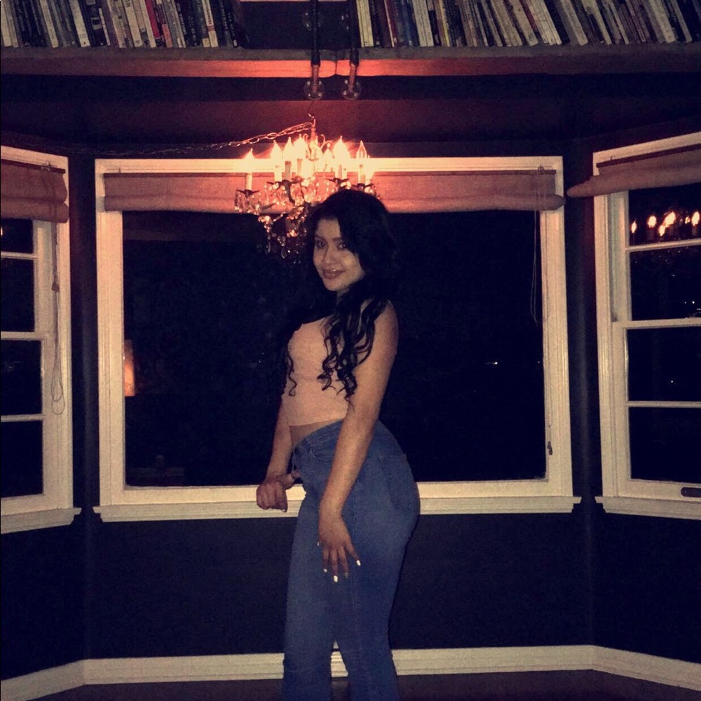 Jeans high waist skinny fashion nova